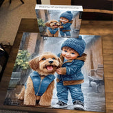 Regnerische Begleiter Jigsaw Puzzle 1000 Stücke